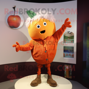 Rust Apple mascotte kostuum...