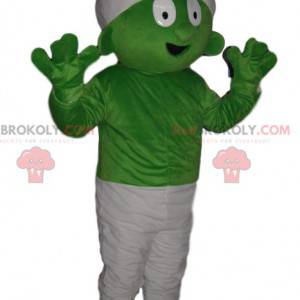 Very comical green schtroumph mascot - Redbrokoly.com