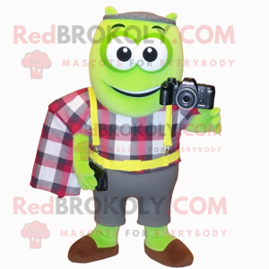 Lime Green Camera mascotte...