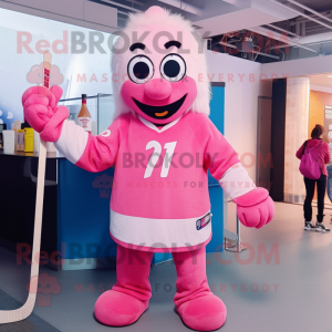 Personagem de mascote Pink...