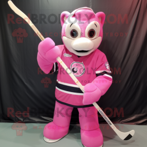 Personagem de mascote Pink...