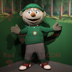 Forest Green Juggle maskot...