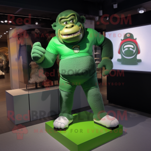 Green Gorilla mascotte...