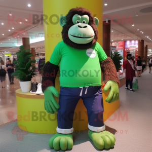 Green Gorilla mascotte...