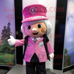  Pink maskot kostume...