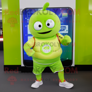 Personagem de mascote Lime...