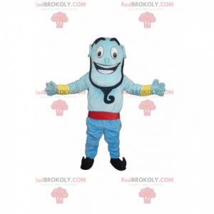 Mascote Aladdin Genie muito alegre - Redbrokoly.com