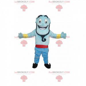Mycket glad Aladdin Genie maskot - Redbrokoly.com