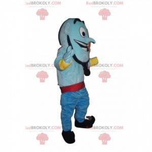 Mascote Aladdin Genie muito alegre - Redbrokoly.com