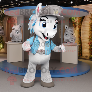 Sølv hestesko maskot...