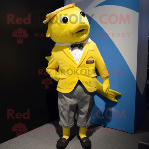 Yellow Cod maskot drakt...