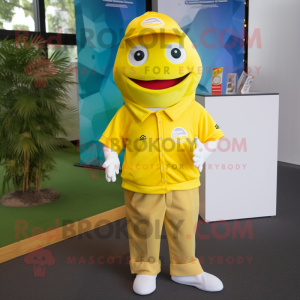 Yellow Cod maskot drakt...