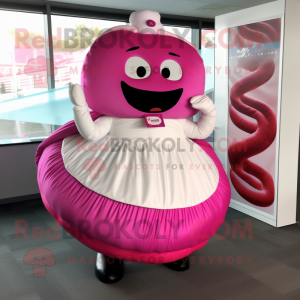 Magenta Donut maskot...