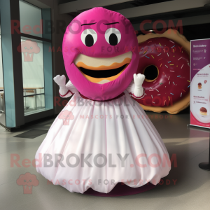 Magenta Donut mascotte...