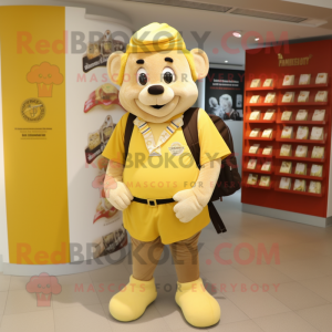 Postava kostýmu žlutého...