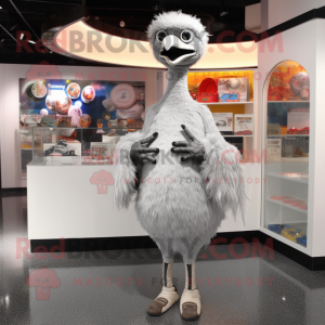 Silver Ostrich mascotte...