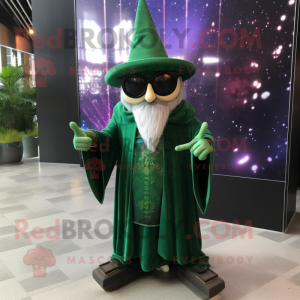 Forest Green Wizard maskot...