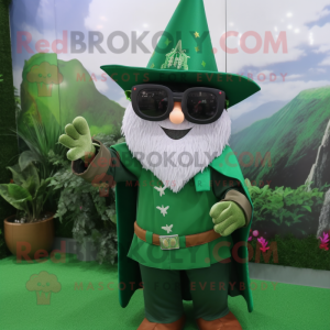 Forest Green Wizard maskot...