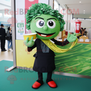 Grüner Ramen Maskottchen...