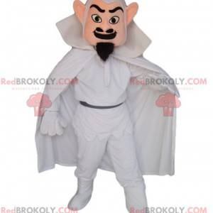 Mascota del diablo con un traje blanco - Redbrokoly.com