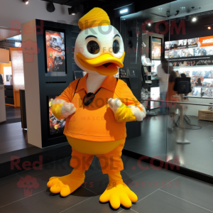 Orange Duck mascotte...