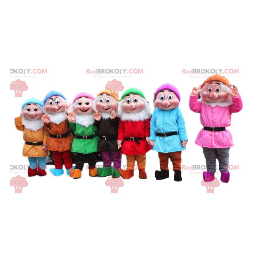 Bande von sieben Zwergenmaskottchen - Redbrokoly.com Bande von sieben Zwergenmaskottchen - Redbrokoly.com