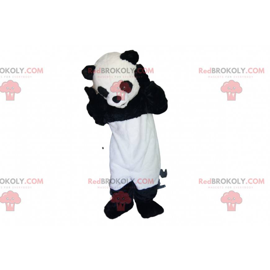 Mascote de panda muito realista, fantasia de Cortar L (175-180CM)