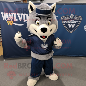 Navy Say Wolf mascotte...