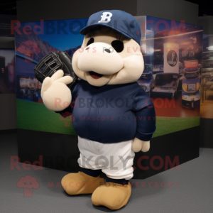 Navy Baseball Glove...