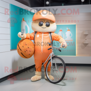 Peach Unicyclist mascotte...