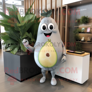 Gray Pear mascotte kostuum...