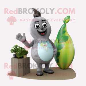 Gray Pear mascotte kostuum...