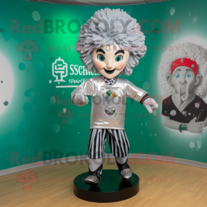 Silver Irish Dancer maskot...