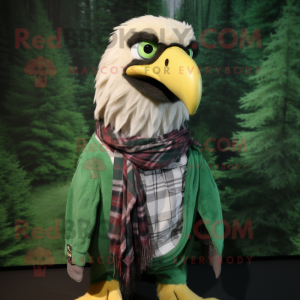 Green Haast S Eagle maskot...