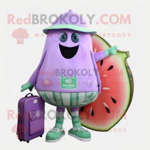 Lavendel vannmelon maskot...