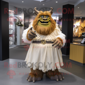 Brauner Oger Maskottchen...