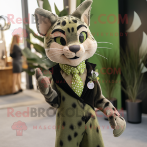 Olive Bobcat mascotte...