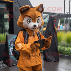 Rust Lynx mascotte kostuum...