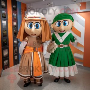 Postava maskota Tan Irish...