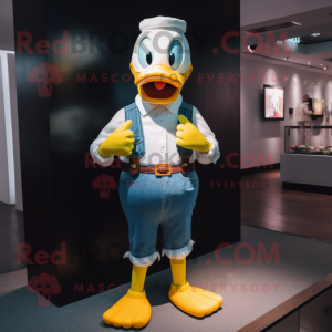  Duck mascotte kostuum...