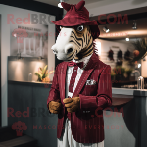 Maroon Quagga mascotte...