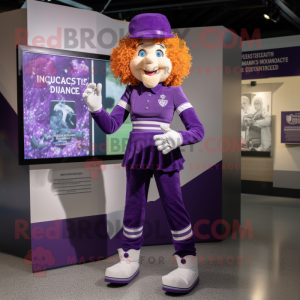 Lilla Irish Dancer maskot...