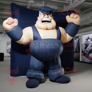 Navy Strongman mascotte...