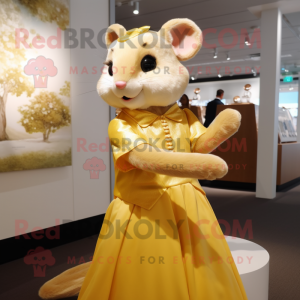 Gold Dormouse maskot...