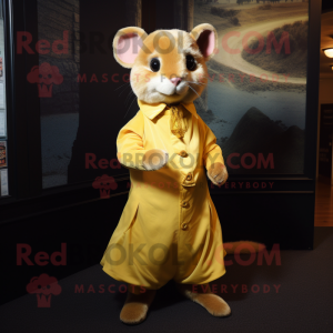 Gold Dormouse maskot...