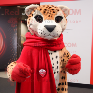 Red Cheetah mascotte...