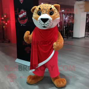 Red Cheetah mascotte...