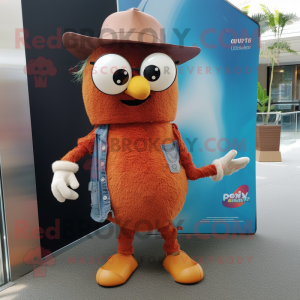 Rust Kiwi mascotte kostuum...