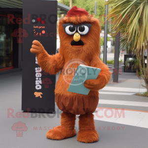 Rust Kiwi mascotte kostuum...