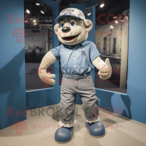 Guante de béisbol plateado...